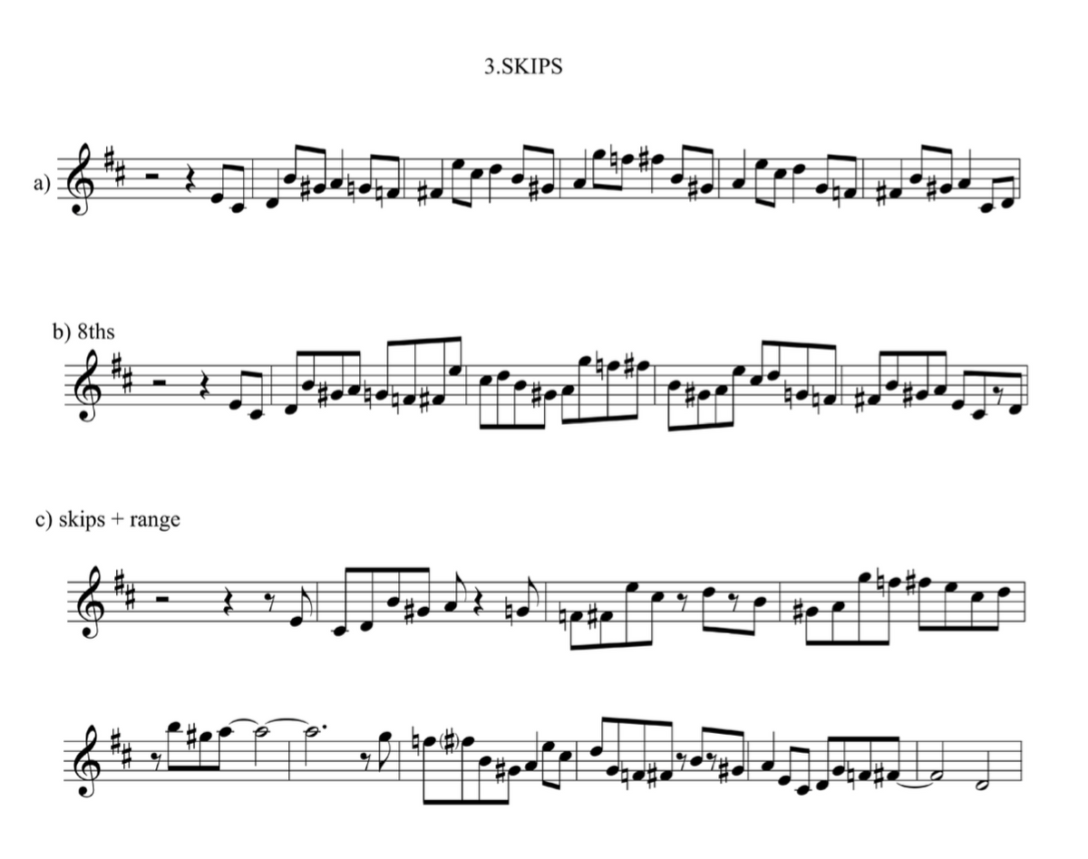2 note Approach Notes exercises Jazz duets