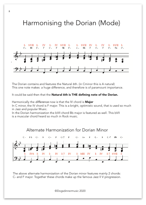 Essential Minor Harmonic Exercises mini course