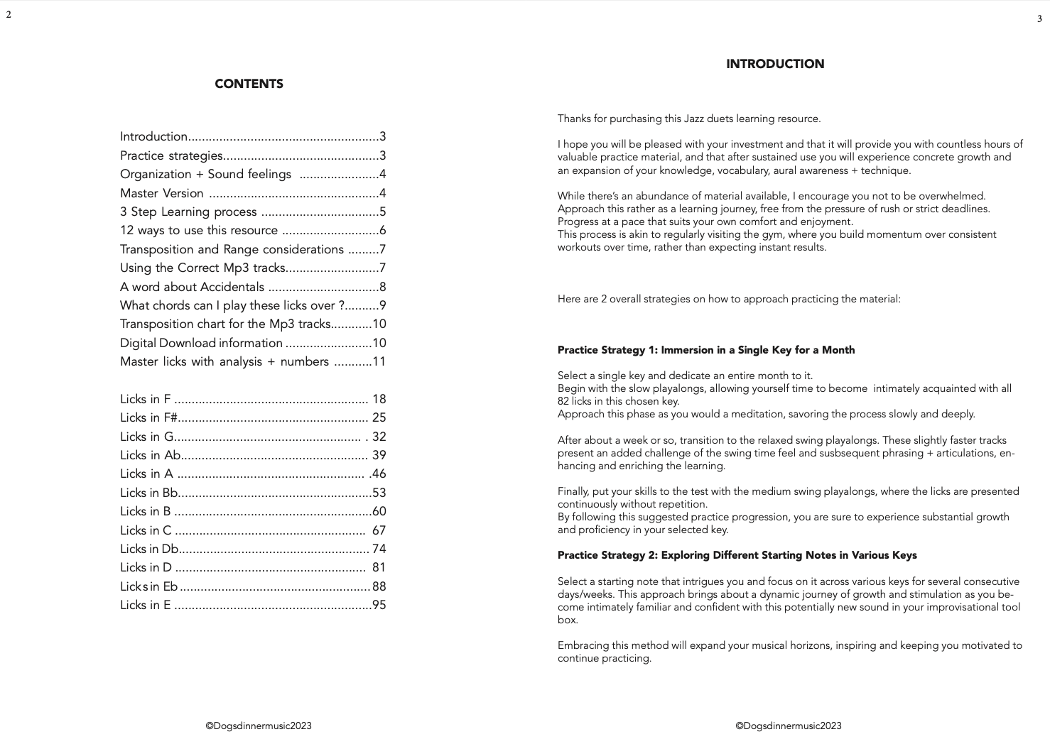 Incredibly Cool Jazz licks - Volume 1