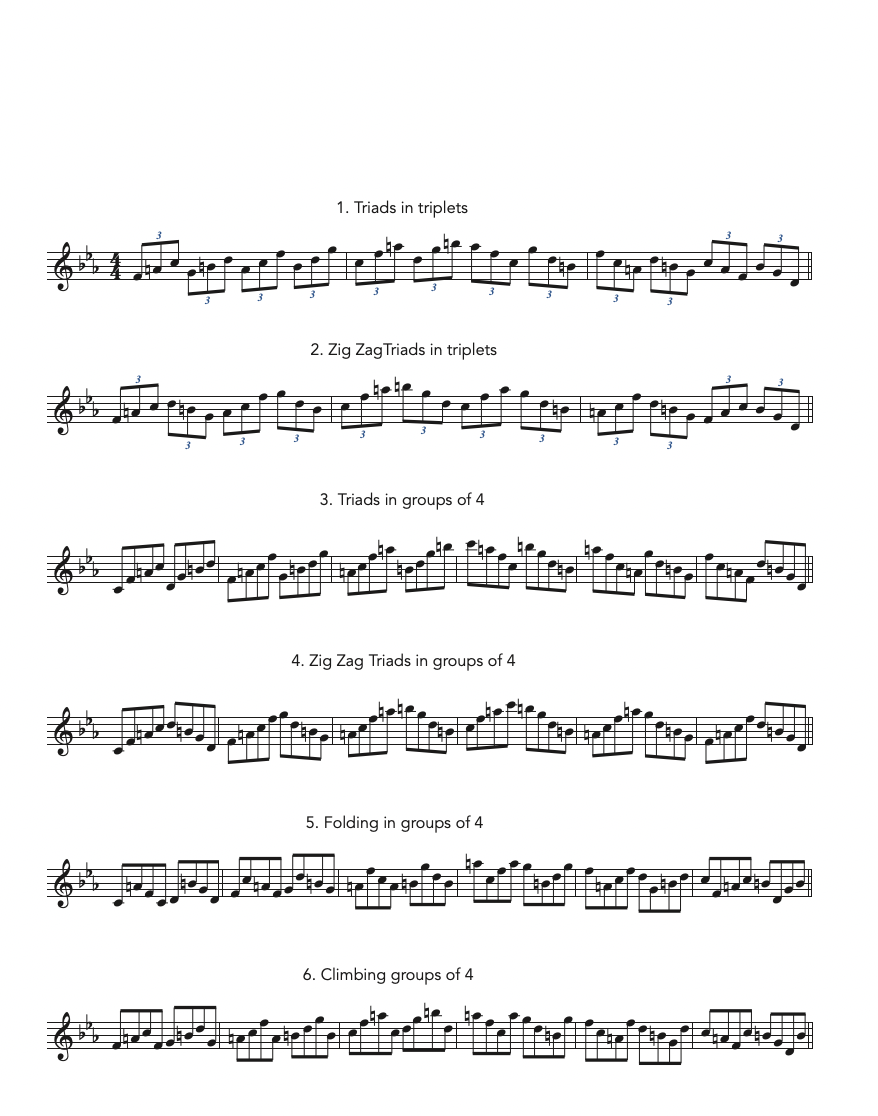 THESAURUS of Minor Triad Pairs