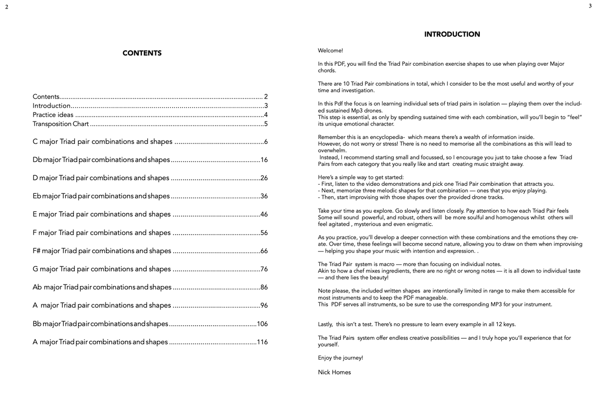 Encyclopedia of Triad Pairs - &quot;Essentials&quot; Version