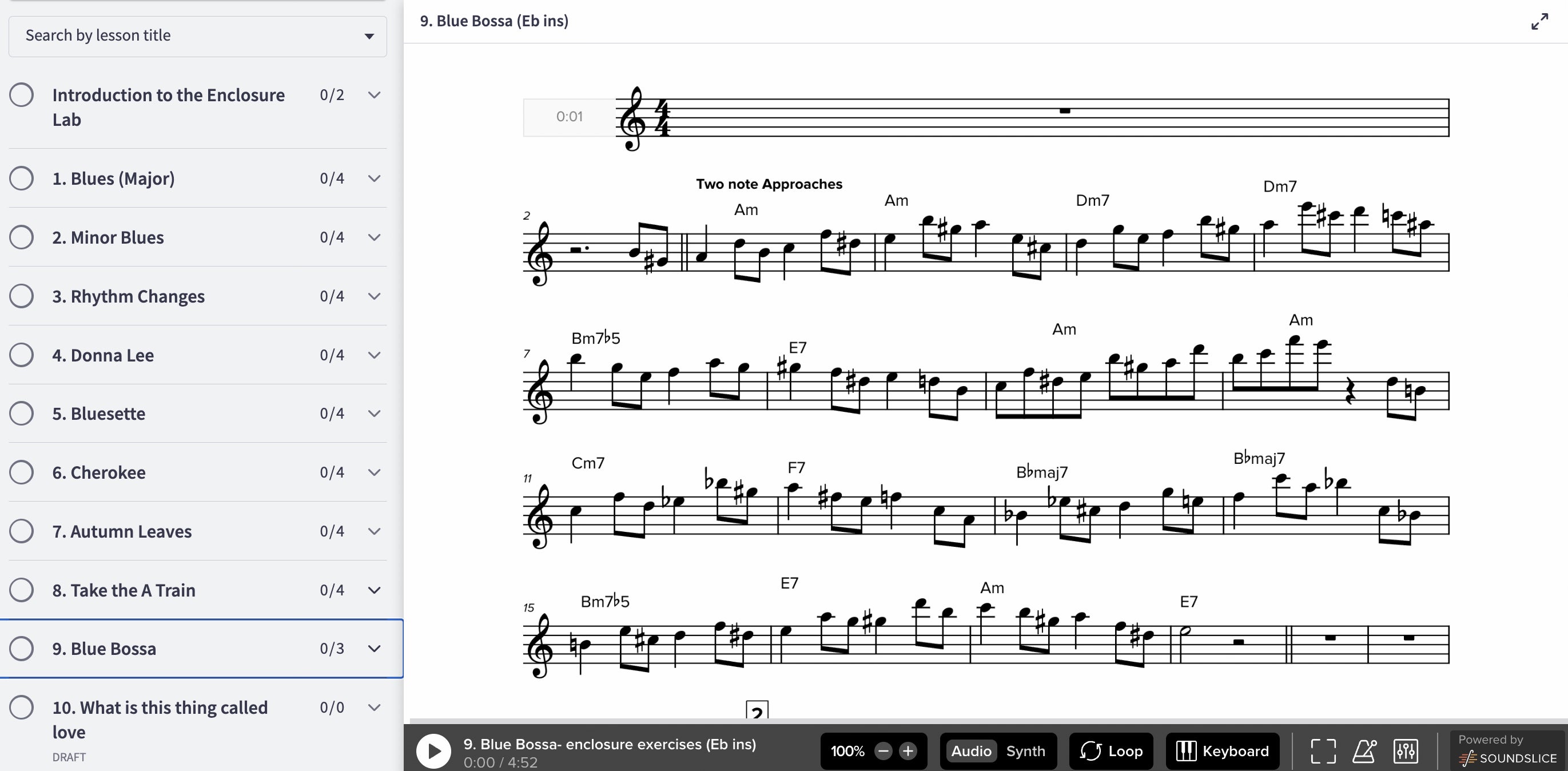 The Chromatic Enclosure Lab — Living Jazz Standard Library