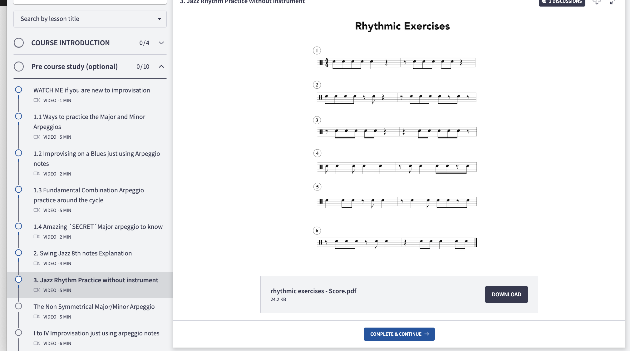 Foundational Soul Scale Jazz Improvisational Video Course
