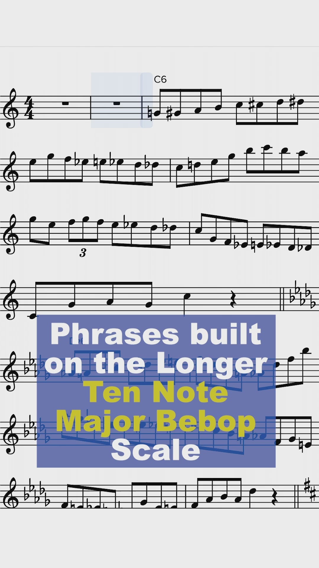 Thesaurus of Bebop Scales