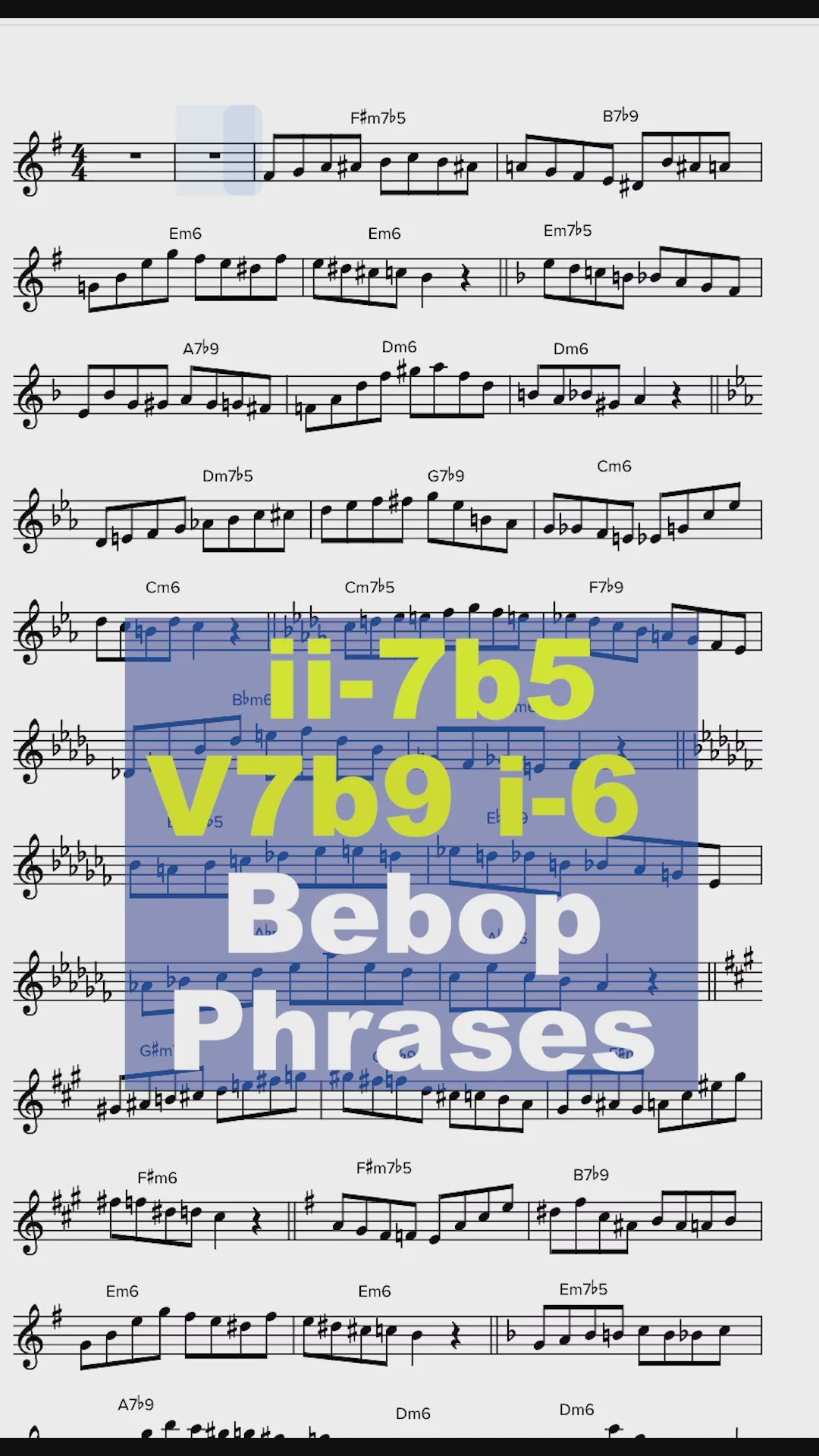 Thesaurus of Bebop Scales