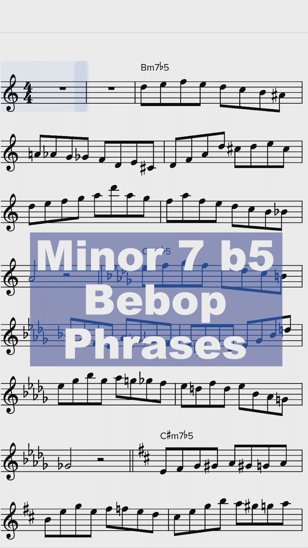 Thesaurus of Bebop Scales