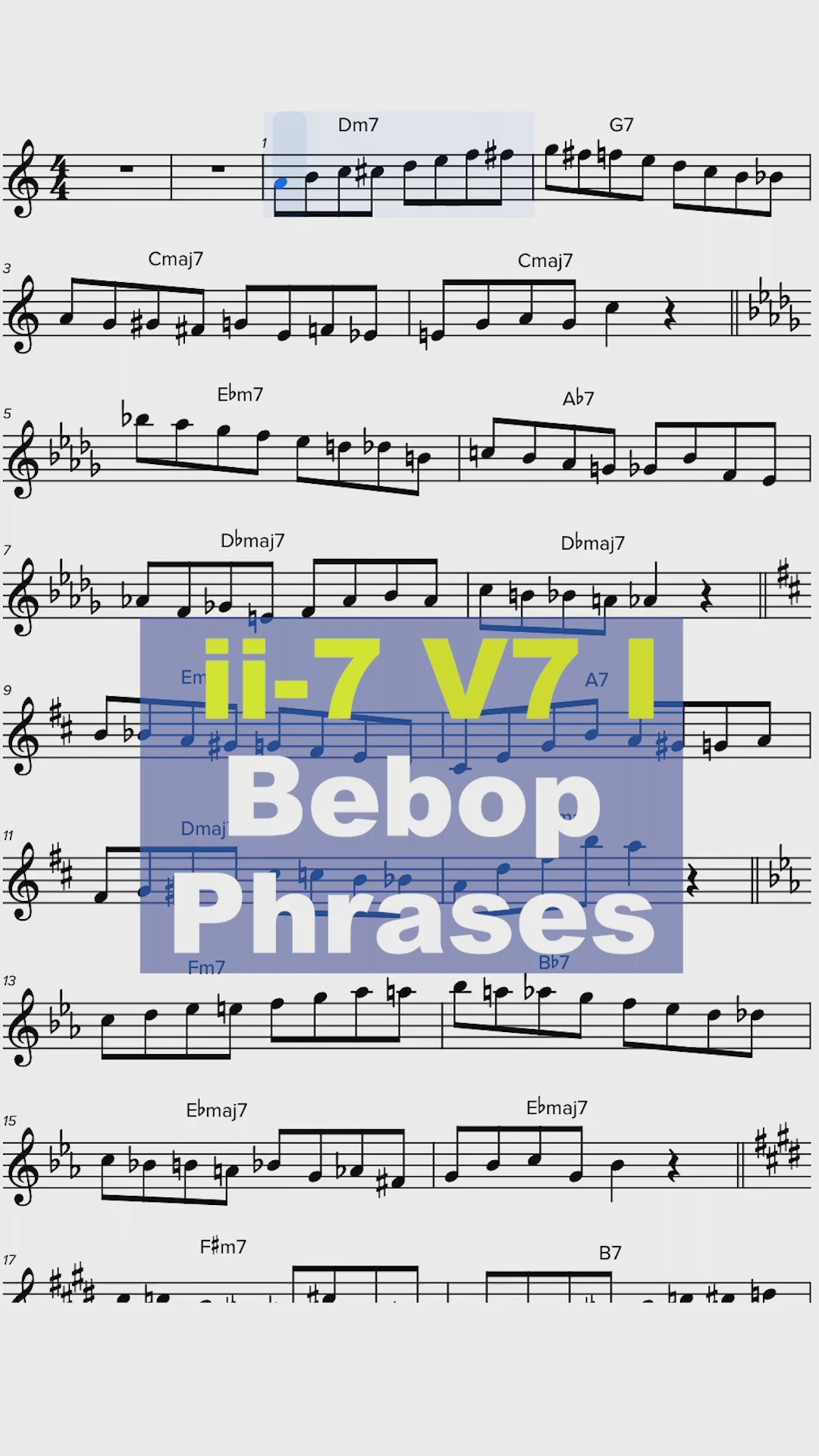 Thesaurus of Bebop Scales
