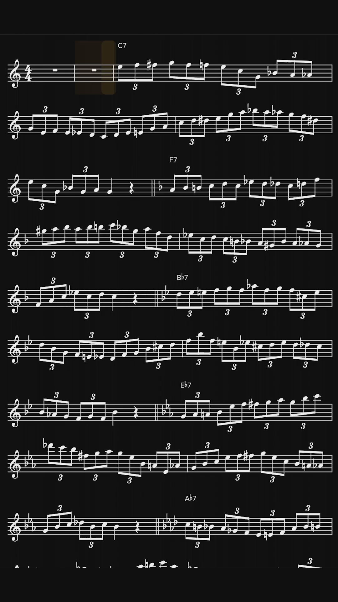 Thesaurus of Bebop Scales