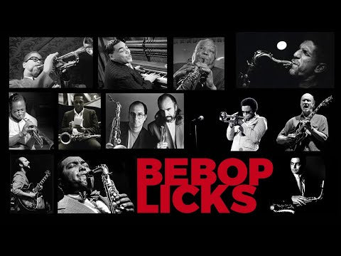 84 Bebop licks (All Instruments plus Guitar Version)