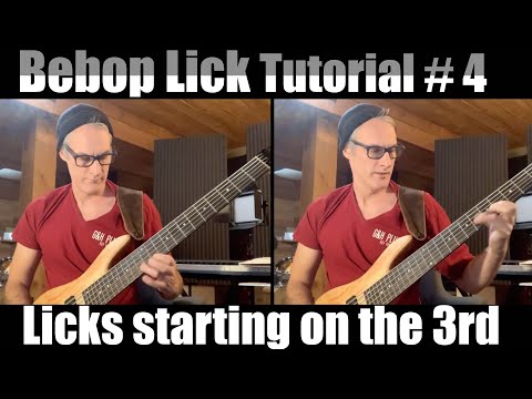 84 Bebop licks (All Instruments plus Guitar Version)