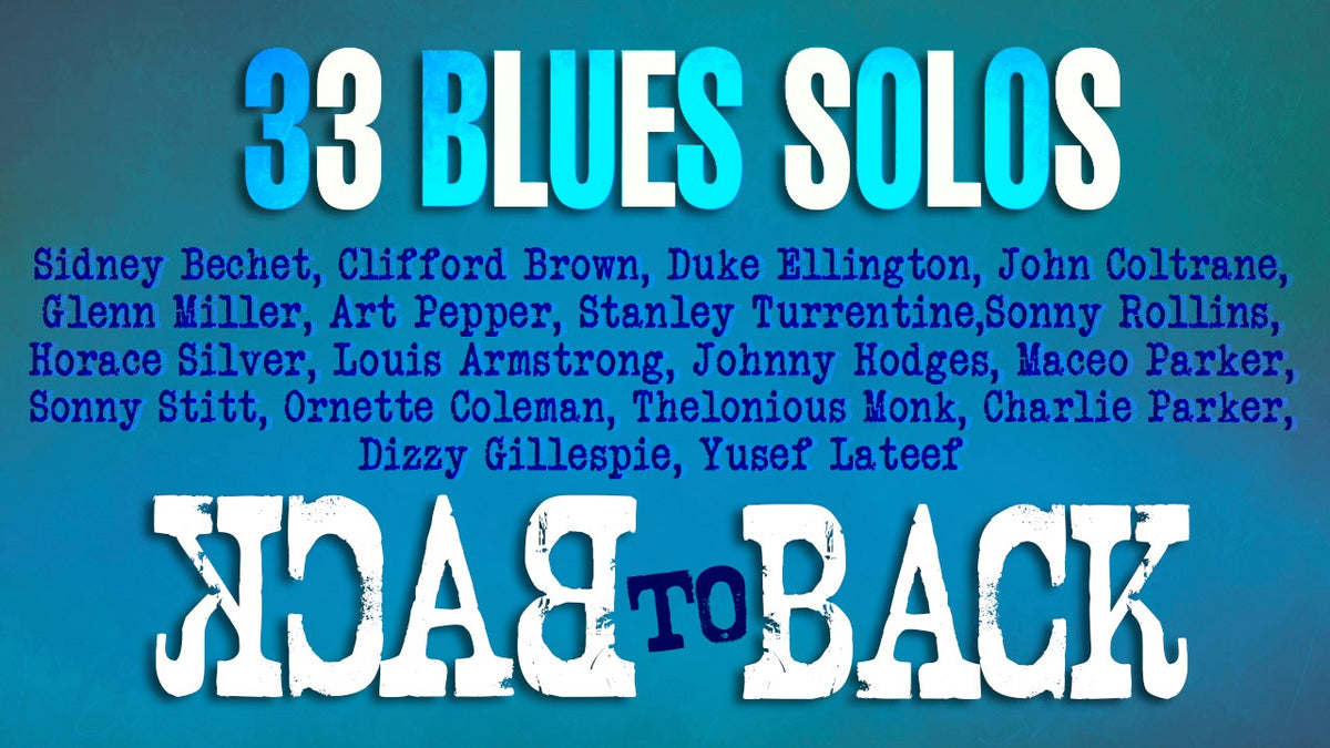 10+ Essential Blues Progressions + 33 SOLOS complete Package