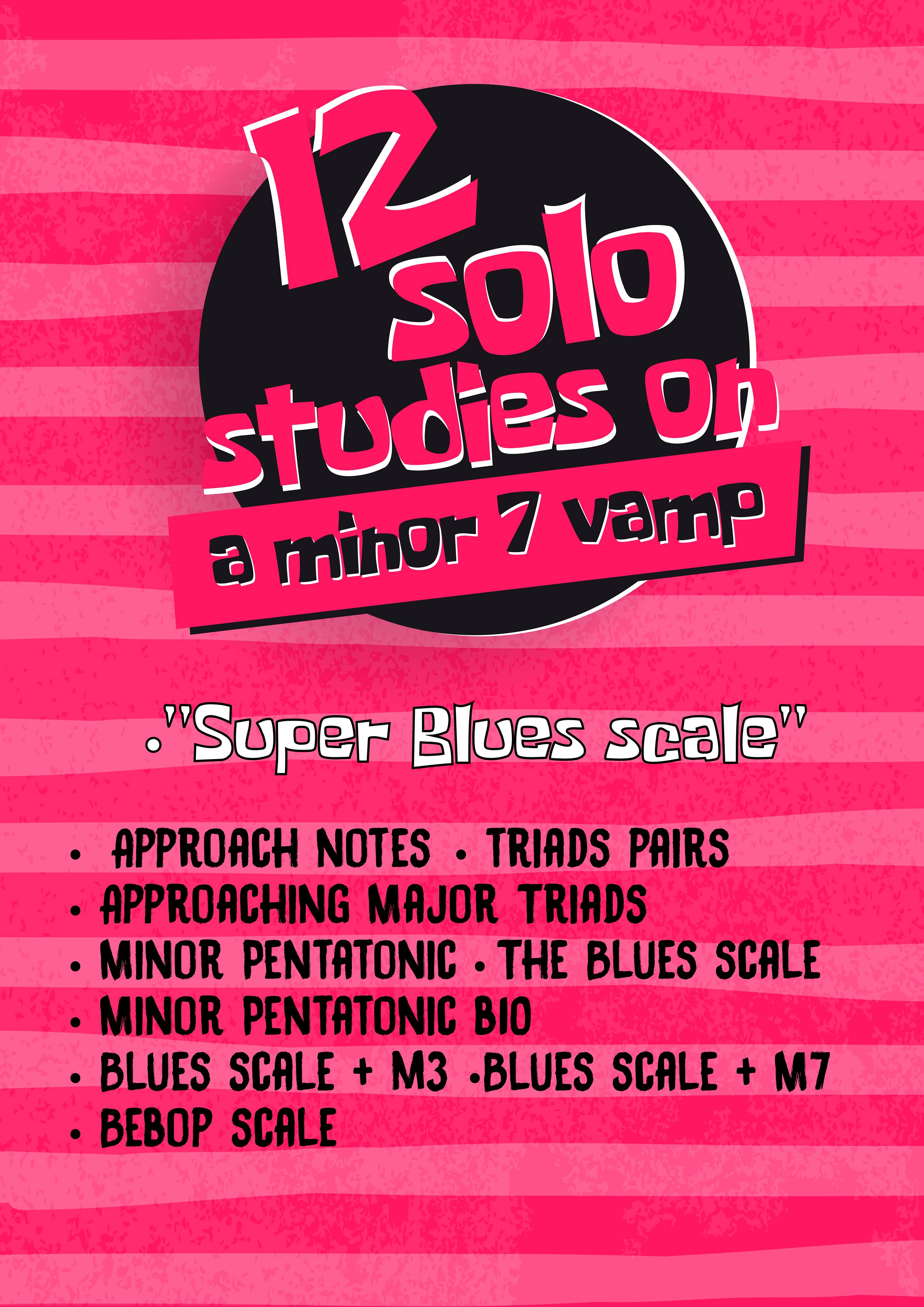 12 studies to improvise on a minor 7th vamp-jazzduets