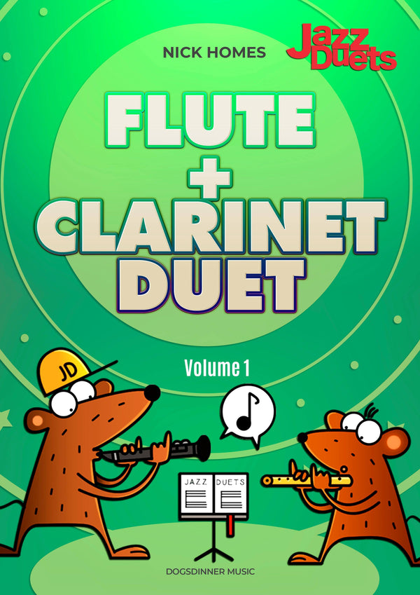 Flute and Jazz Duets PDF booklet mixed level vol 1