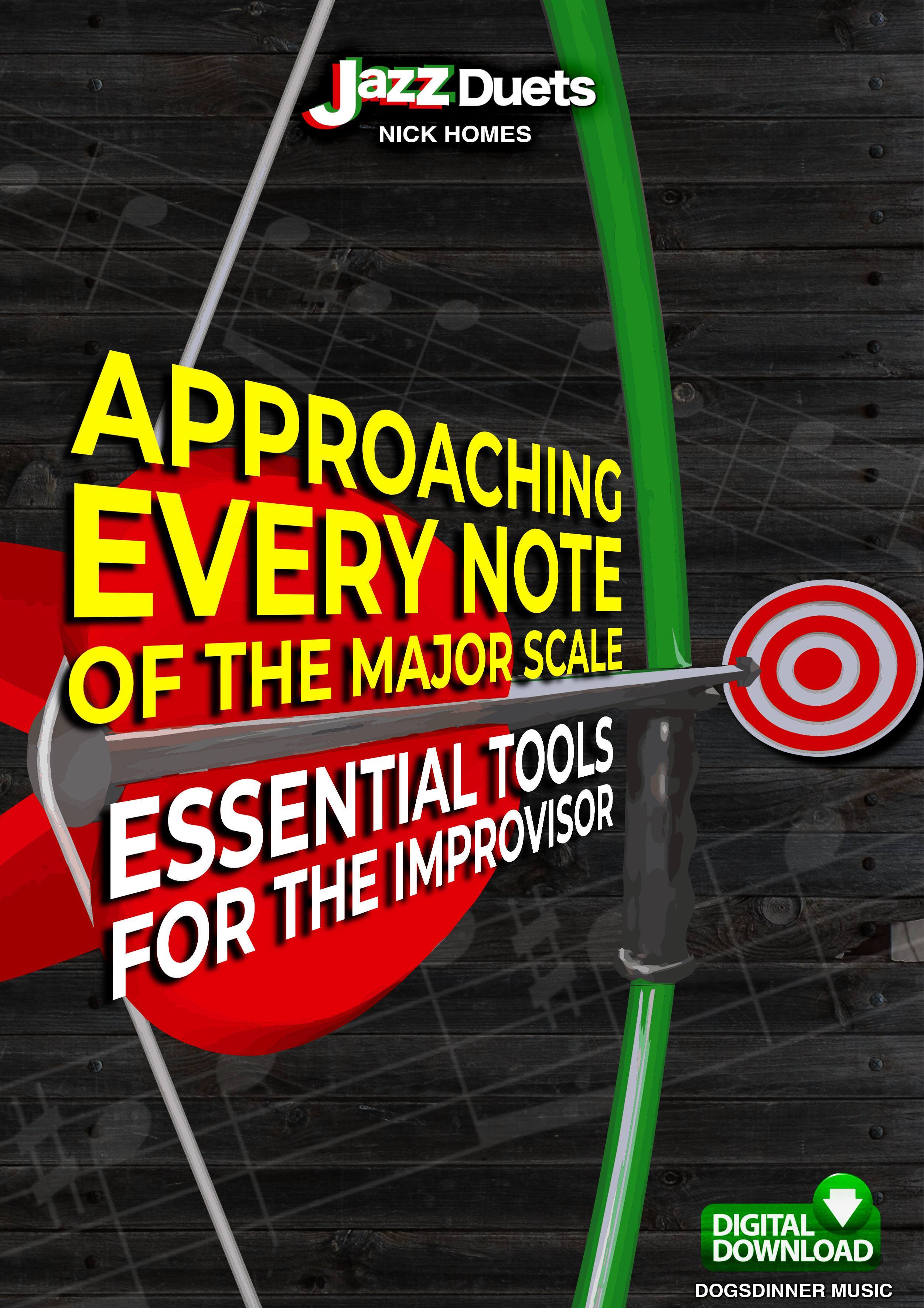 Approaching every note of the major scale