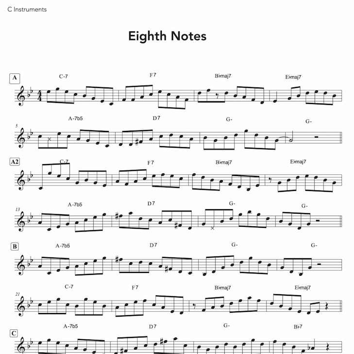 Autumn Leaves Masterclass LITE version - Jazzduets