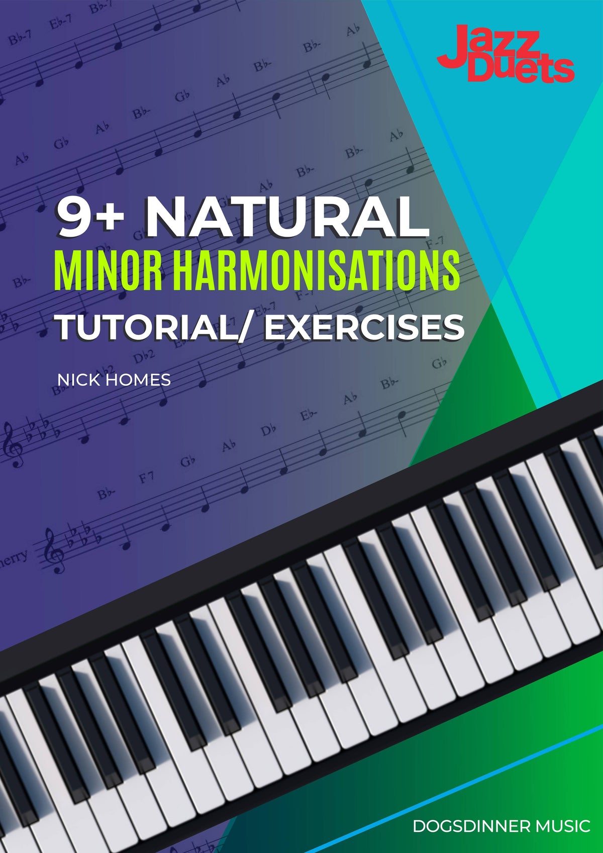 9 Natural Minor Harmonisations-jazz duets