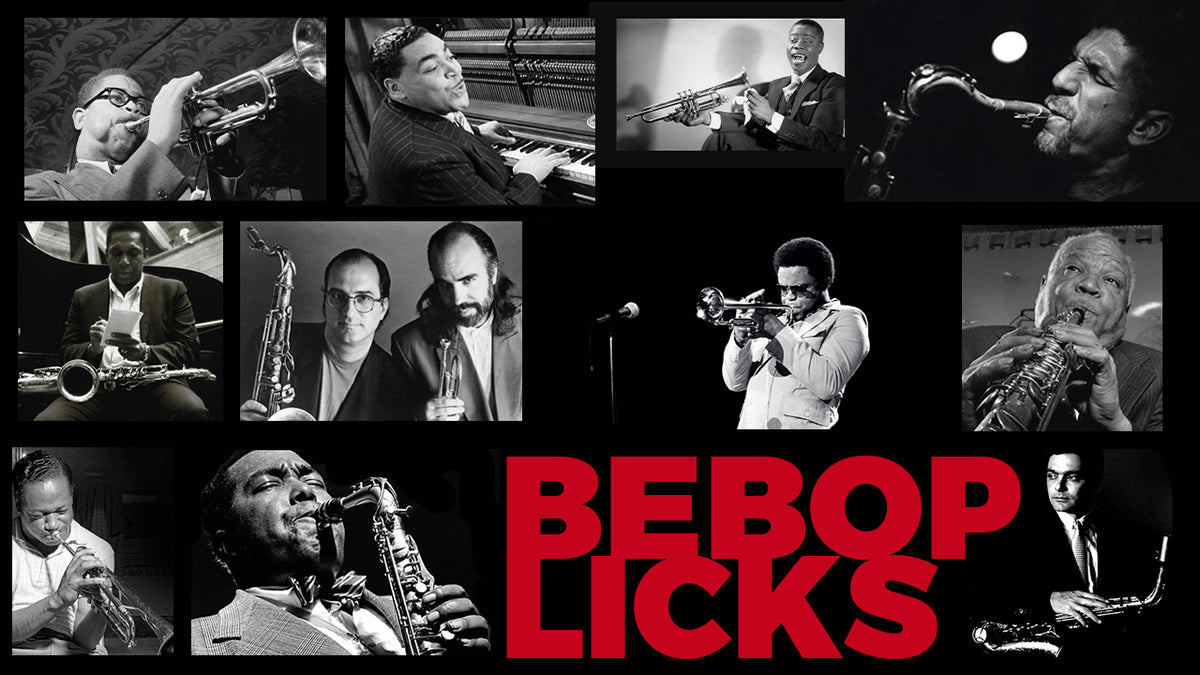84 Bebop licks (All Instruments plus Guitar Version)
