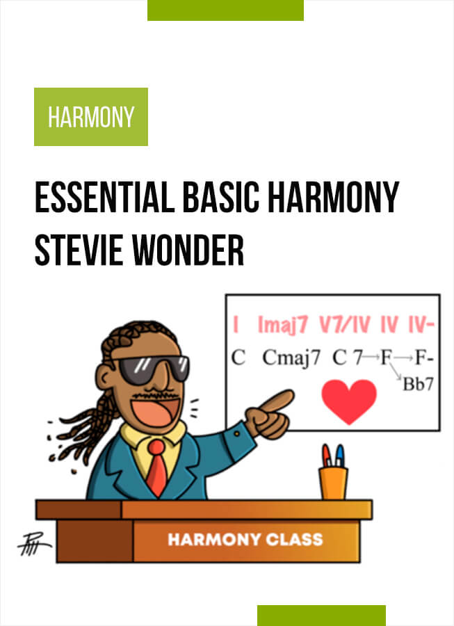 Essential Basic Harmony of Stevie wonder Tutorial