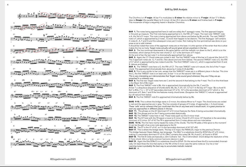 How to write a chromatic approach note tune