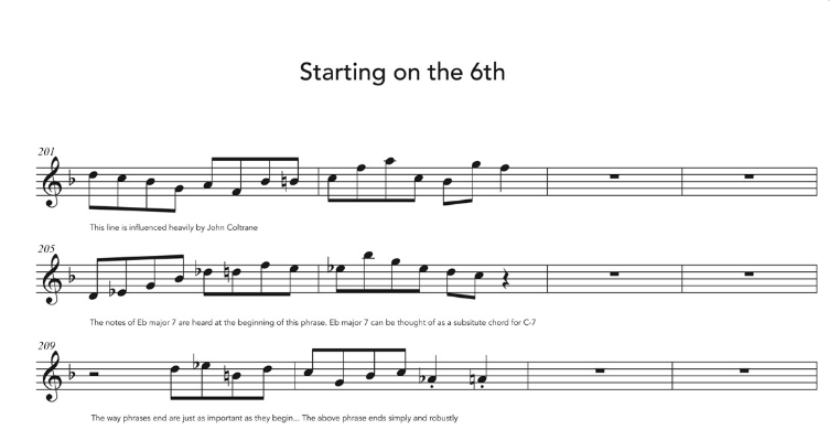 84 Bebop licks (All Instruments plus Guitar Version)