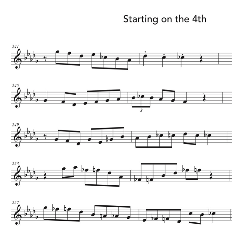 84 Bebop licks (All Instruments plus Guitar Version)