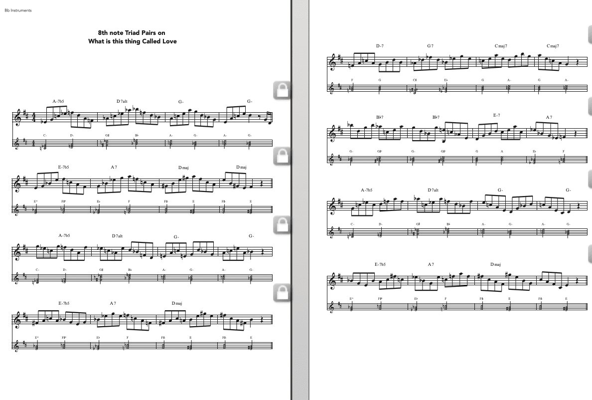 Triad Pairs on "What is this thing called love" - Digital Download - Jazzduets