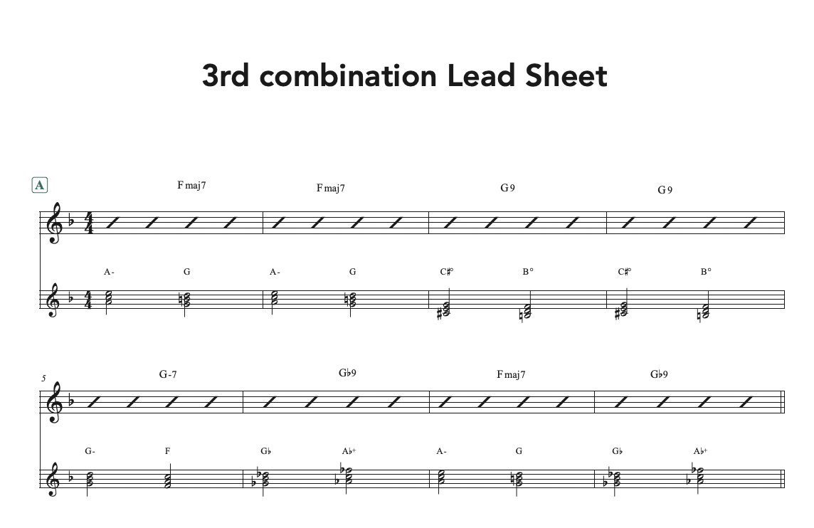 Girl from Ipanema Triad Pair exercises