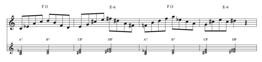 Diminished Triad Pair exercises