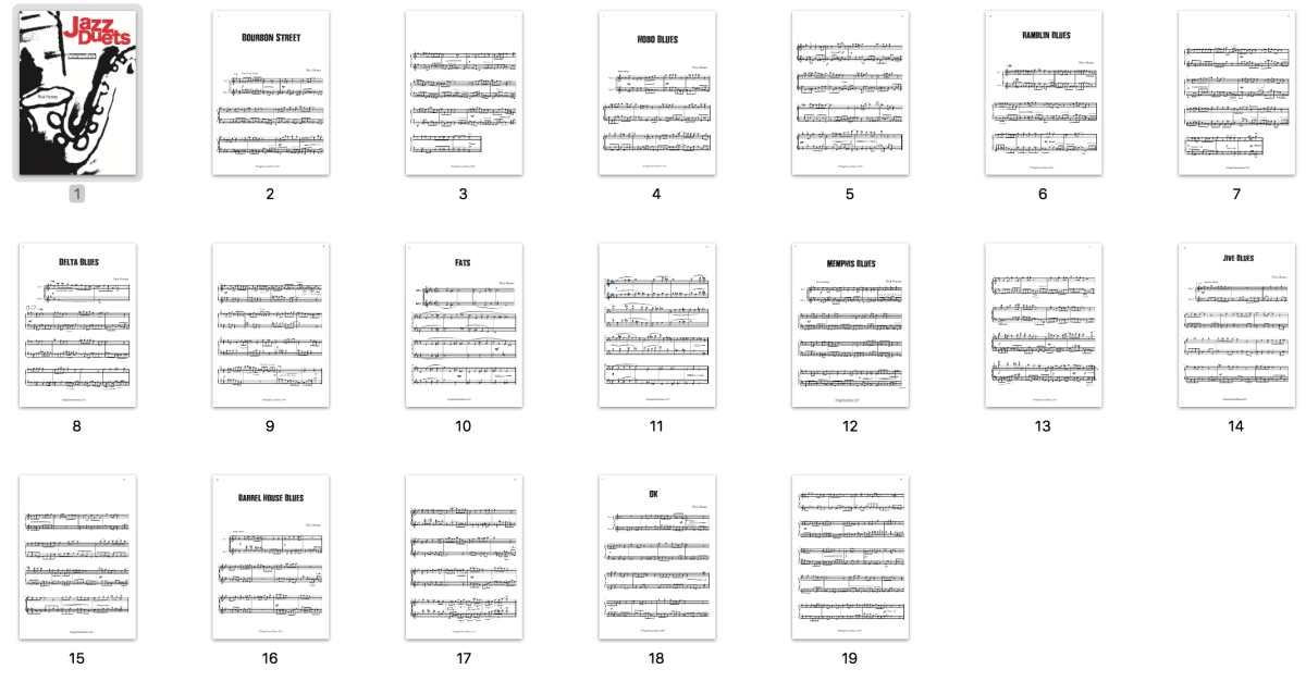 Intermediate Saxophone Duets - Jazzduets