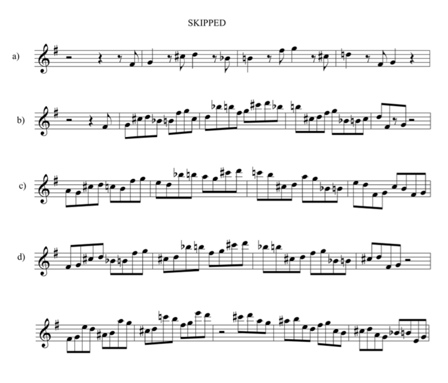 1 note Approach Notes exercises