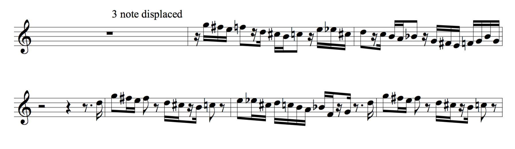 Chromatically Approaching Pentatonic Scales sample 2