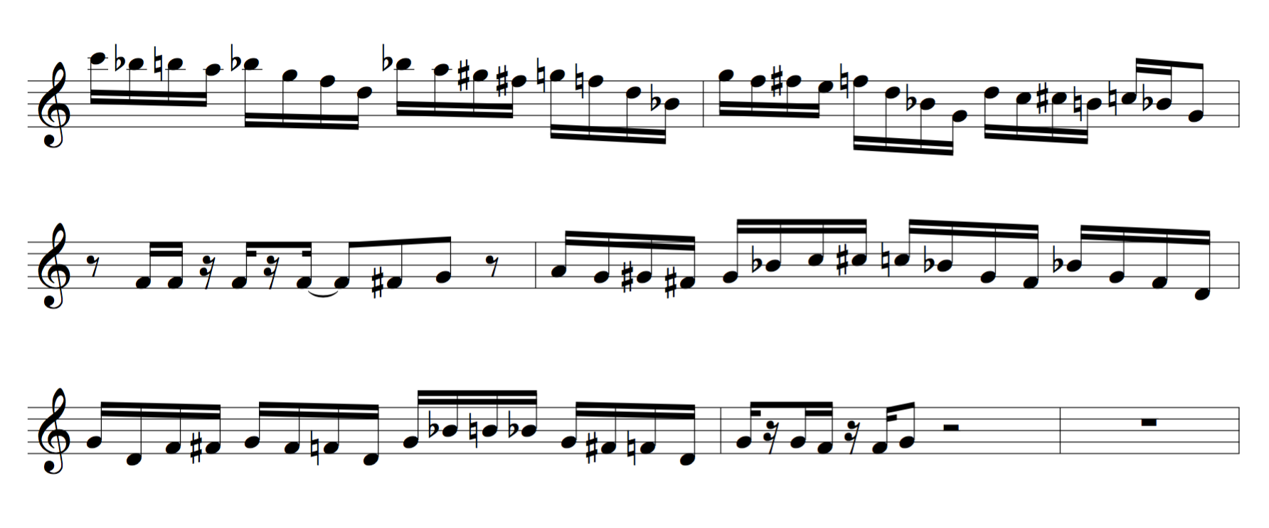 Chromatically Approaching Pentatonic Scales sample 3
