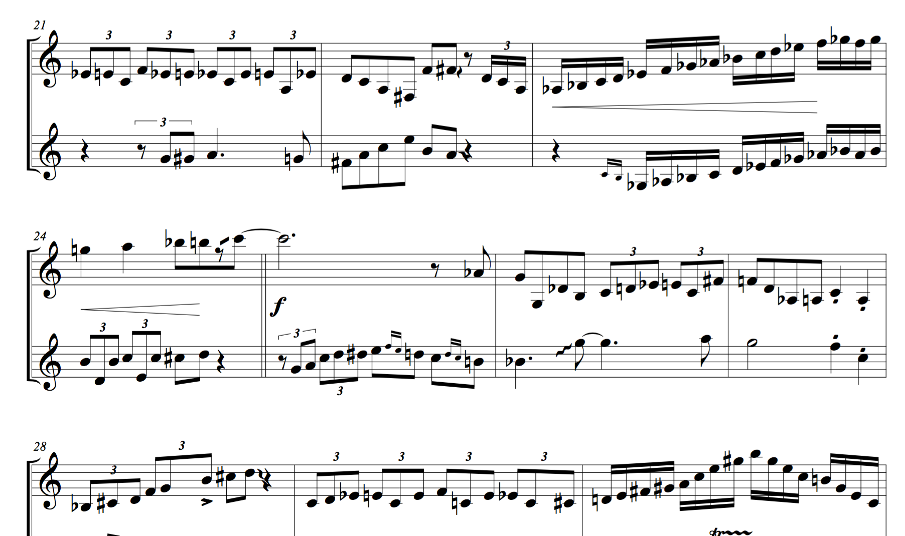 Advanced Clarinet Jazz Duets 4