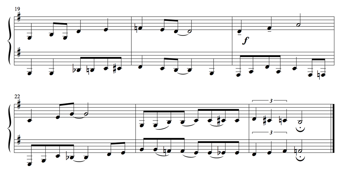 Easy Clarinet Jazz Duet - sample 