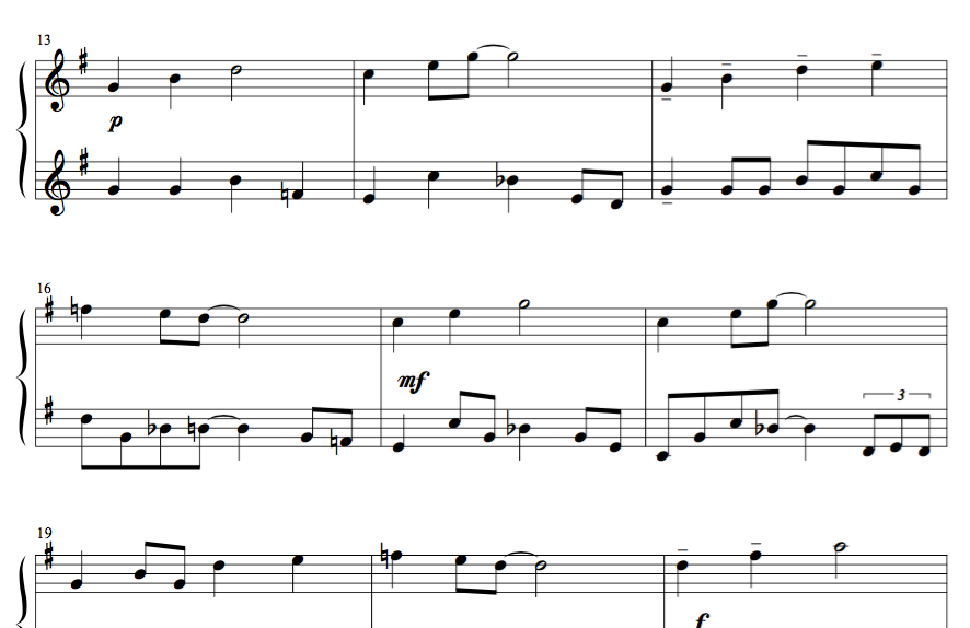 Easy Saxophone Jazz duets Bourbon