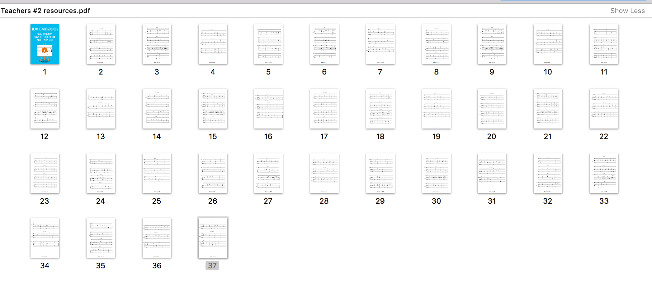 Harmonised major Arpeggios - Jazzduets