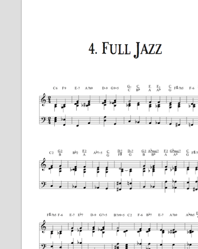 Twinkle Twinkle Little Star- Reharm - Jazzduets -full jazz