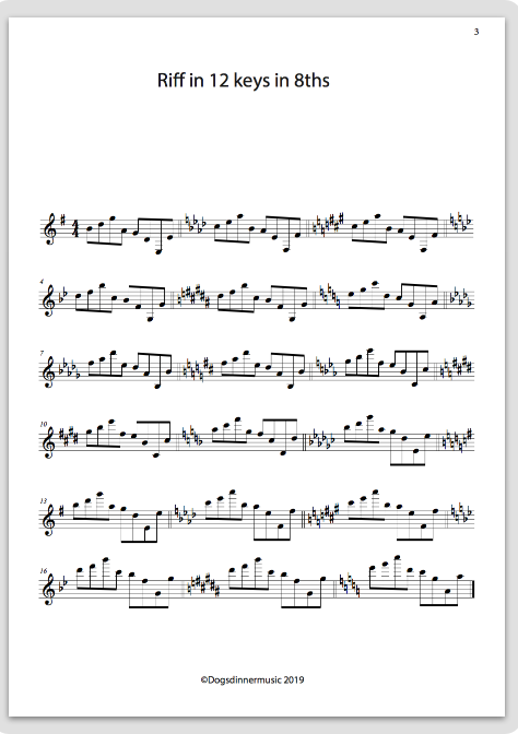 Jimi Hendrix - warm up exercises- ex3
