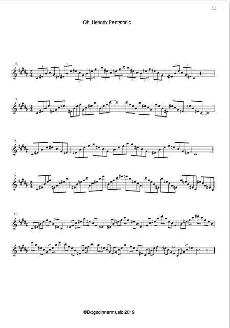 Hendrix Pentatonic- Jazzduets sample 2