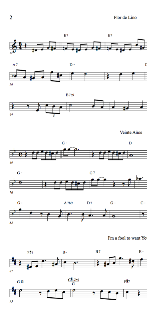 Killer lick- Jazz duets- tunes 2