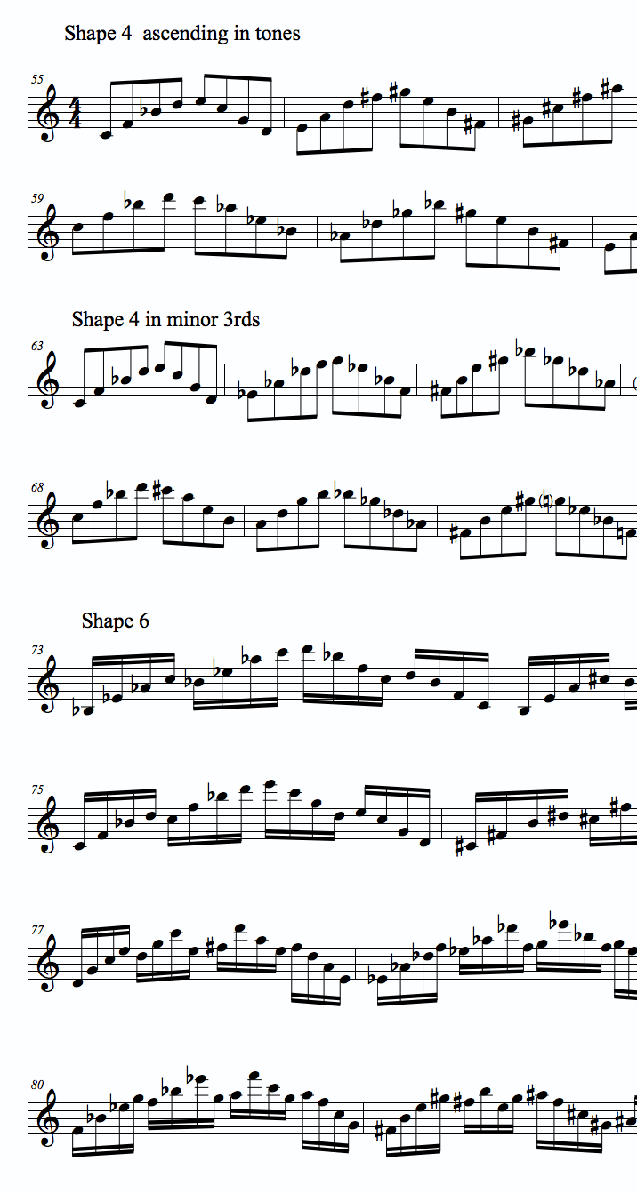 Tetratonic Exercises- jazz duets