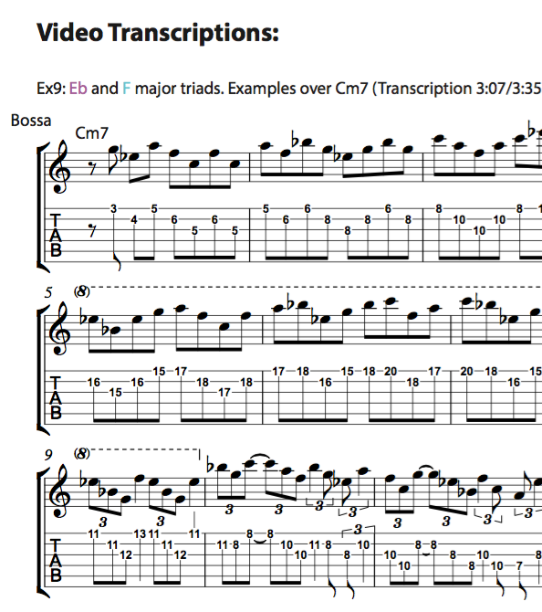 Introduction to Practicing Triad Pairs on Guitar- Digital download