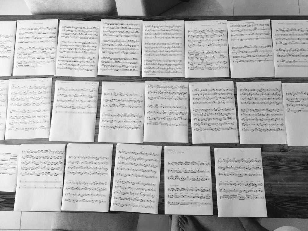 Pentatonic Studies on Giant Steps + Reverse Giant Steps