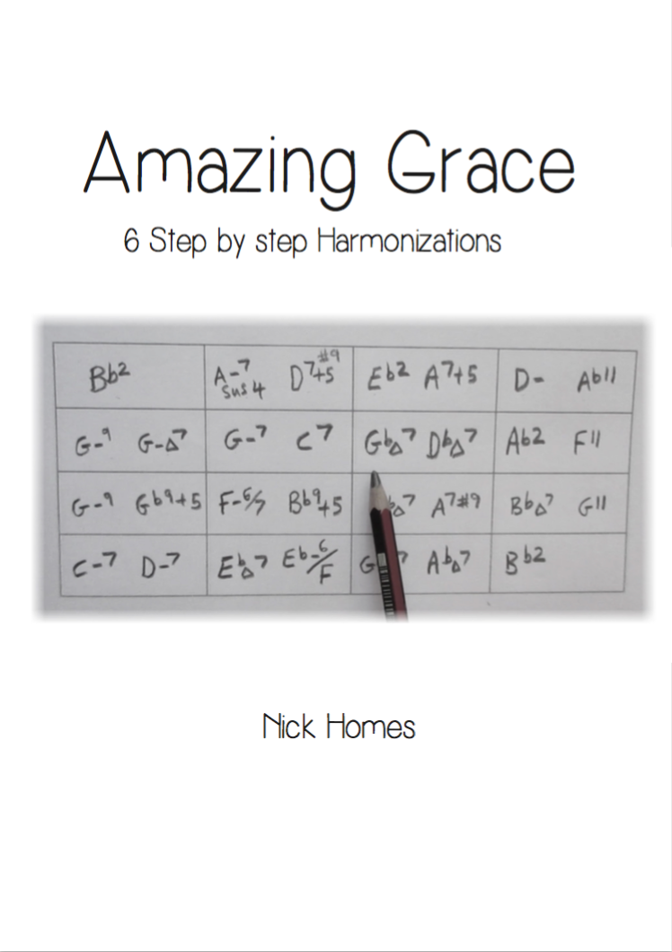 Amazing Grace Jazz Reharmonisation tutorial