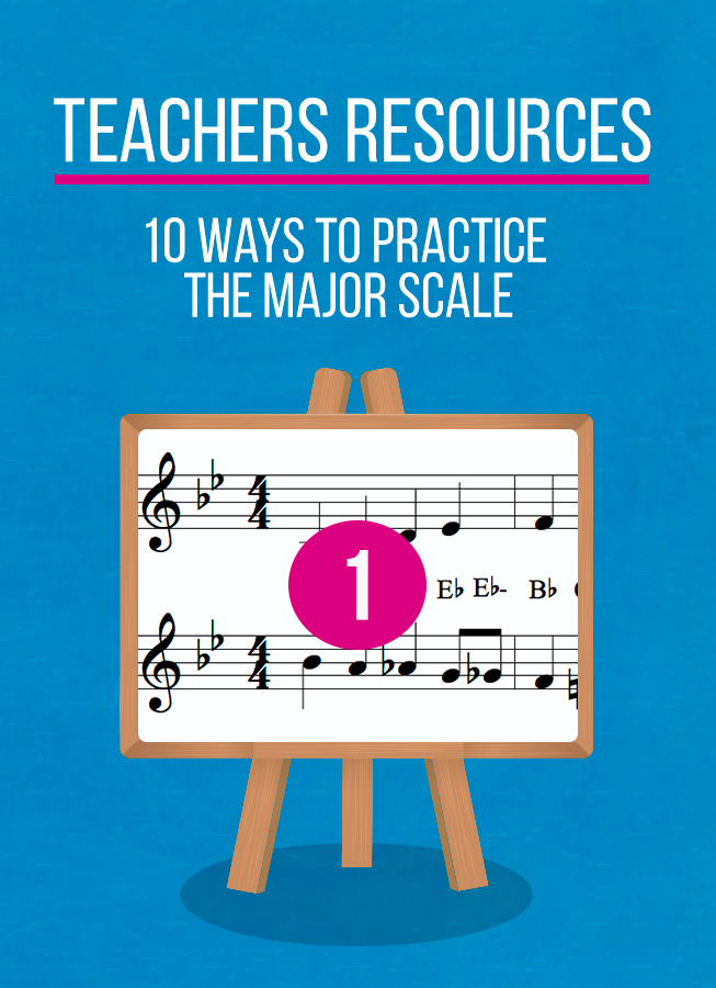 Teachers resources # 1 - Practicing major scales