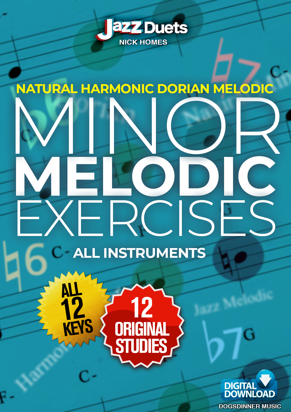 Natural, Melodic, Dorian, Harmonic Minor Exercises- Jazzduets