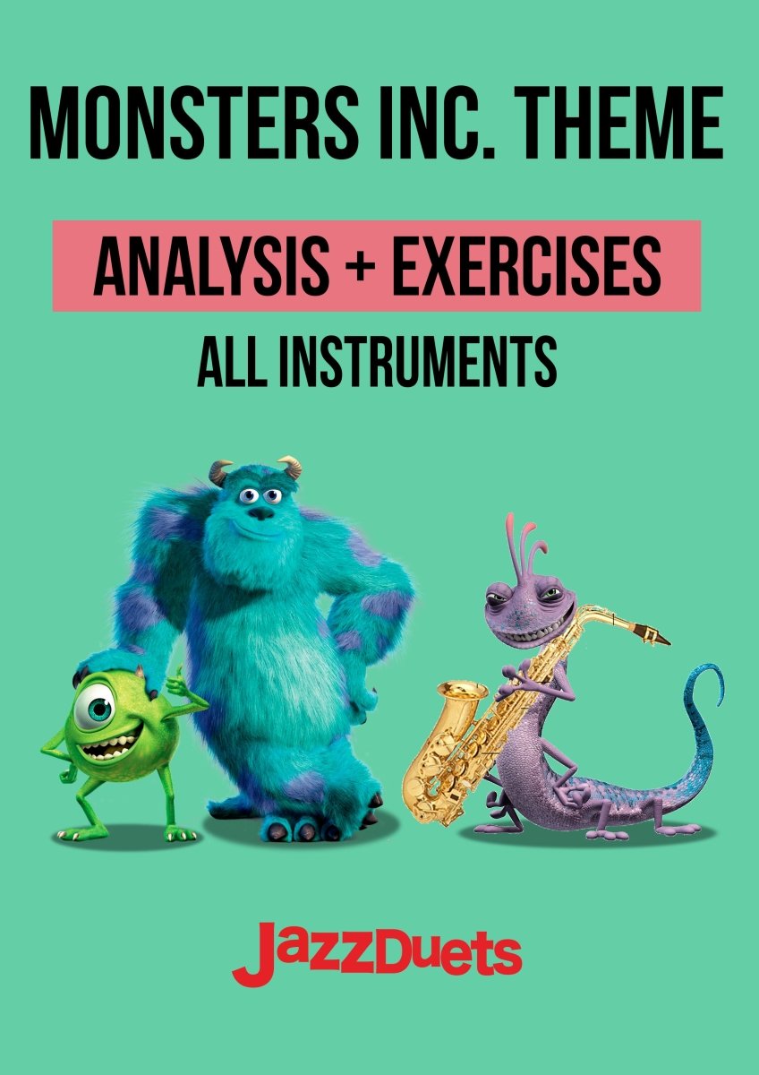 Monsters Inc- Jazz analysis + corollary exercises – Jazzduets